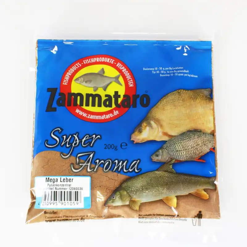 Zammataro Super Aroma Mega Leber - Pulver Lockstoff Sorte: Mega Leber