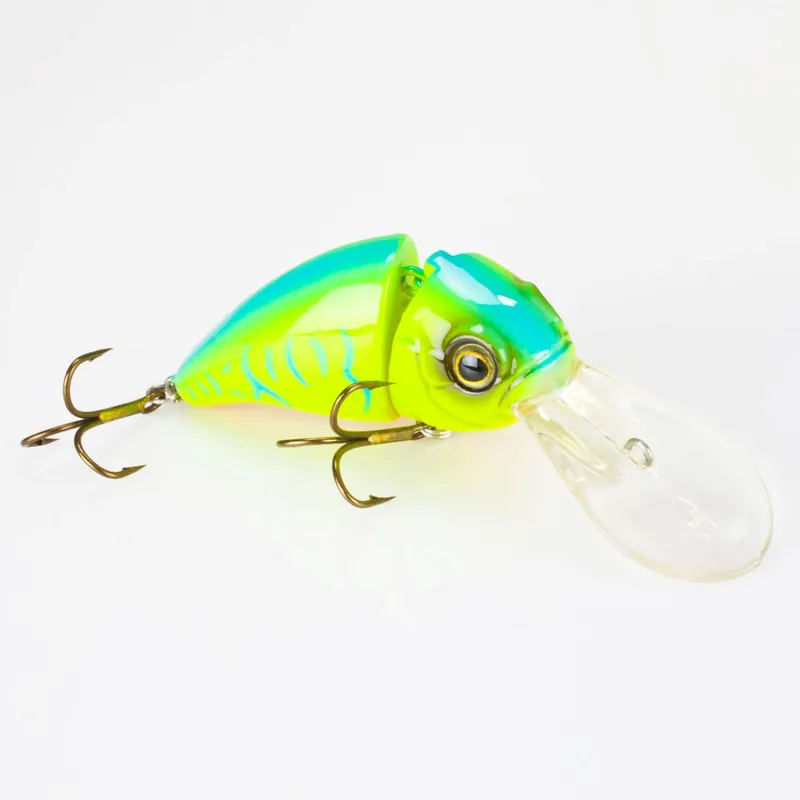 Fishdream Hechtkiller Wobbler 2-tlg. 6,5cm suspending firetiger blue Farbe: firetiger blue