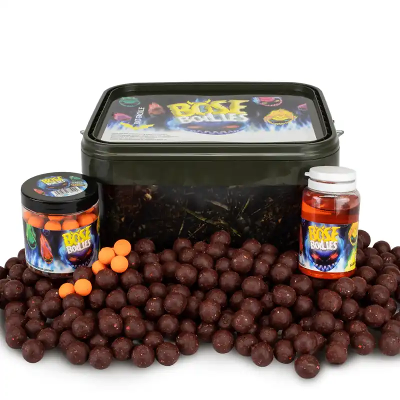 BAT-Tackle Sessionpack Böse Boilies im Realistric® Eimer Sorte: Krill | Inhalt: 2,5Kg