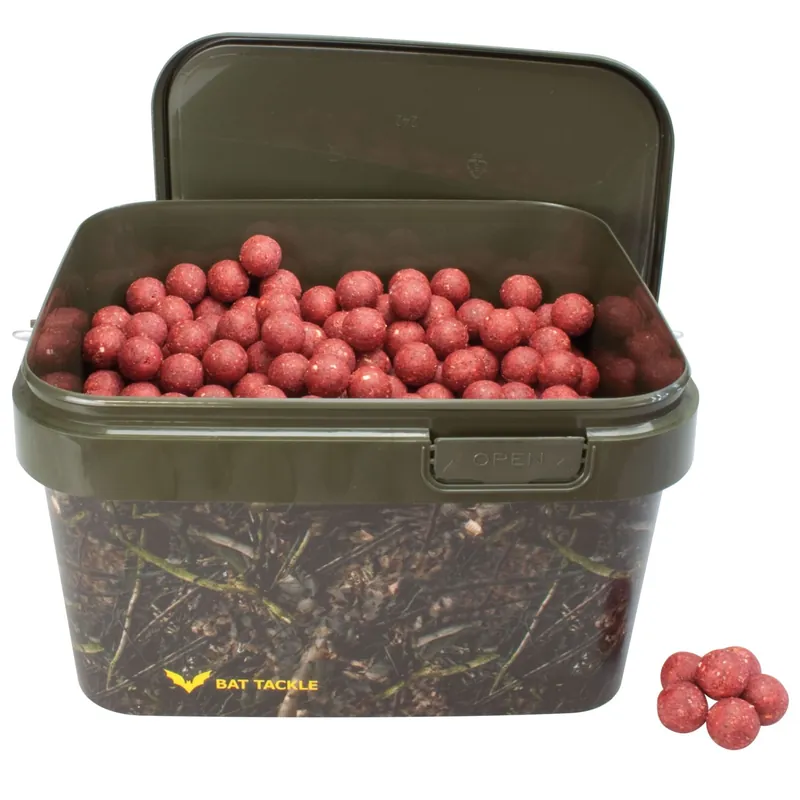 BAT-Tackle Böse Boilies im Realistric® Eimer Sorte: Thrill-Krill | Inhalt: 2,5kg