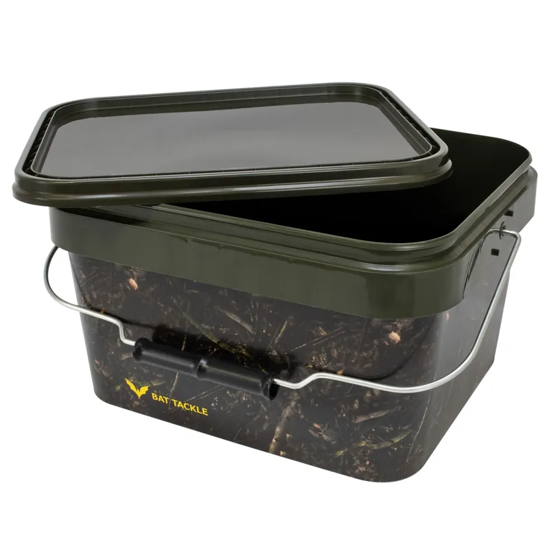 BAT-Tackle Realistric® Bait Bucket 5L Angel- Futtereimer mit Deckel Größe: 5L | Anzahl: 1 Stück