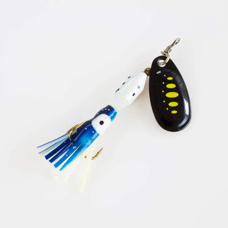 Fishdream Klassischer Spinner Heavy Octotail Farbe: black fury/blau | Gewicht: 8g