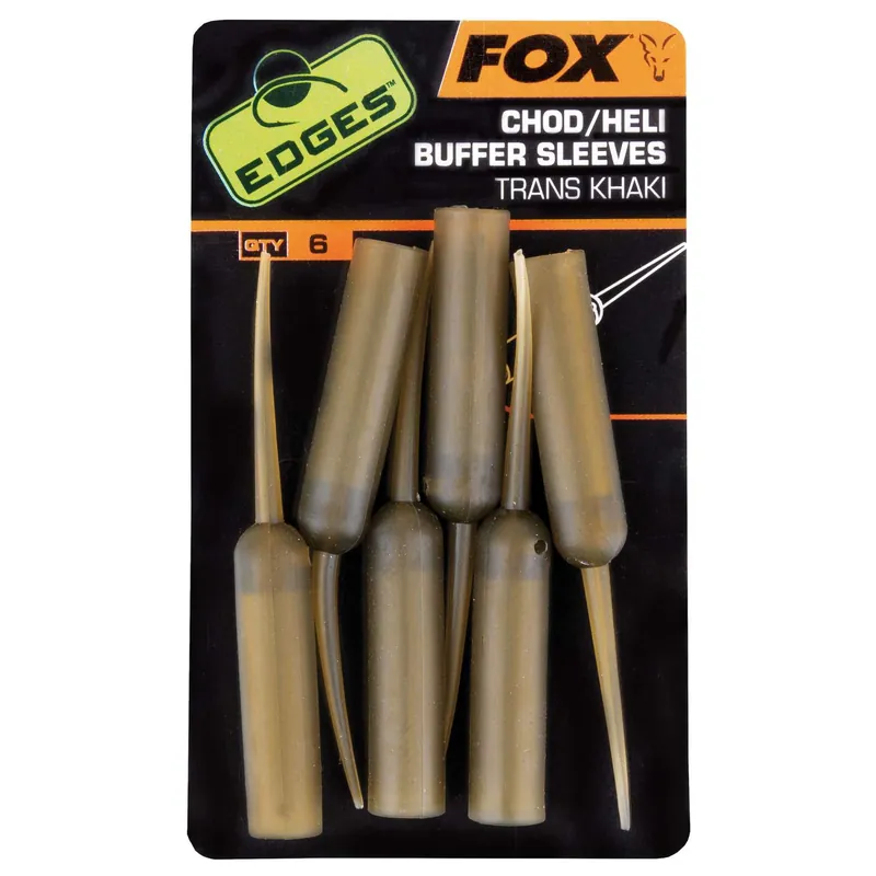 Fox Edges Chod / Heli Buffer Sleeves Trans Khaki