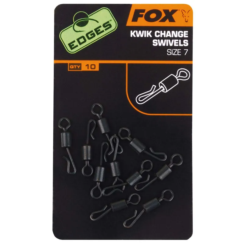 Fox Edges Kwik Change Swivels Größe: 7