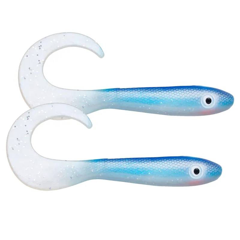 Svartzonker Sweden McRubber Tail Twister 34cm - Twister Gummifische Farbe: Bluepearl | Länge: 34,0cm