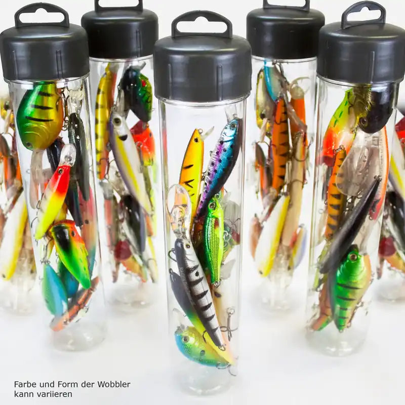 Fishdream Spezial Wobbler Set 10 Stück gemischt in einer Transportröhre