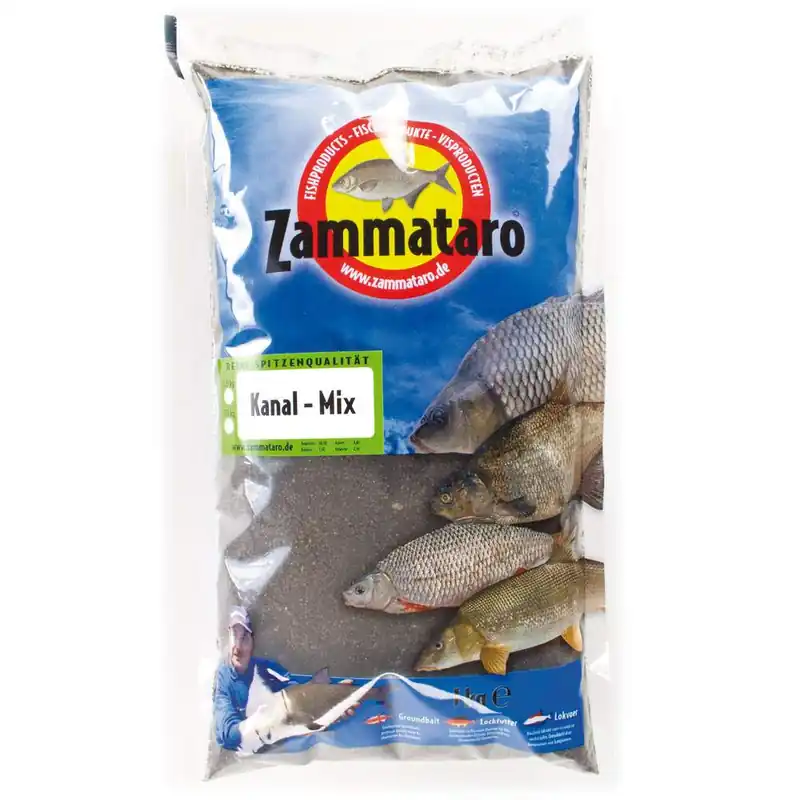 Zammataro Fertigfutter Kanal Mix black 1kg Sorte: Kanal Mix