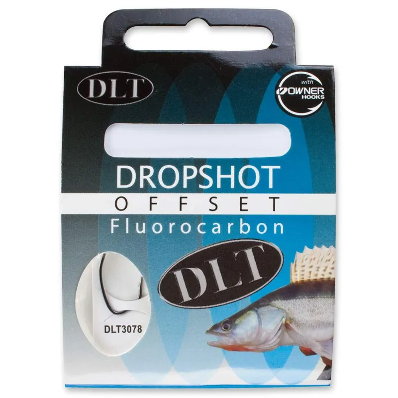 DLT Fluorocarbon gebundene Owner Dropshot Offset Haken Gr. 2/0 Größe: 2/0