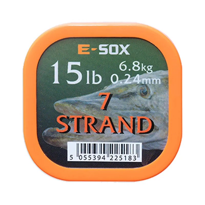 Drennan E-SOX 7-Strand Pike Wire Stahlvorfach Tragkraft: 15 LBS