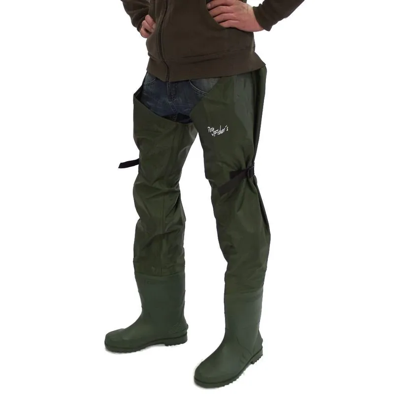 Roy Fishers Nylon Hüft-Watstiefel Hip Wader Größe: 40/41