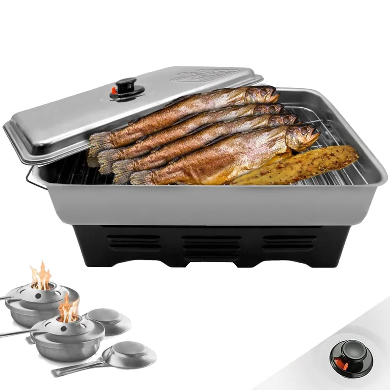 Eversmoke Tischräucherofen Edelstahl - Smoker