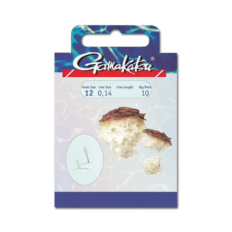 Gamakatsu Gebundene Haken BKD-2210G Brot 12 Größe: 12