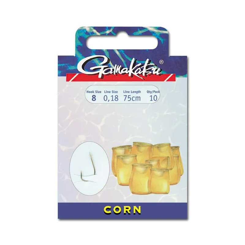 Gamakatsu Gebundene Haken BKS-1130G Mais Größe: 8