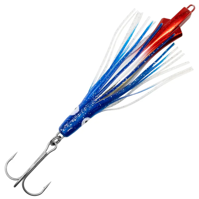 Team Deep Sea Octopus Pilker Farbe: Blau/Rot | Gewicht: 125g