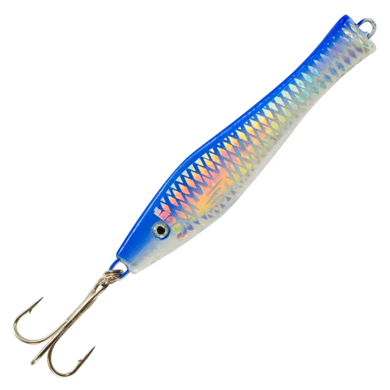 Team Deep Sea Spitzkopf Holo Pilker Farbe: blau/silber | Gewicht: 70g