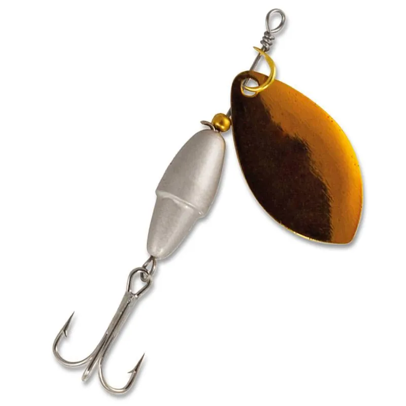 Roy Fishers Akkispin Spinner 6,0cm 5,0g silber/gold Farbe: silber/gold