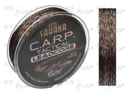 Geflochtene Schnur York Sakana Leadcore - Tarnbraun