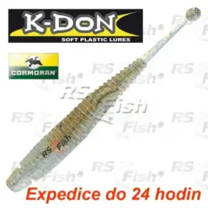 Dropshot gummifische Cormoran K-DON S5 Tricky Tail - farbe blue flitter - 5 st