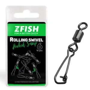 Rolling Swivel & Hooked Snap