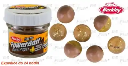 Lachsrogen Berkley PowerBait Floating Eggs Garlic - Gold Natural