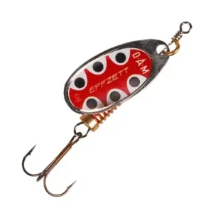 Spinner DAM Effzett Standart Silver Black Dot