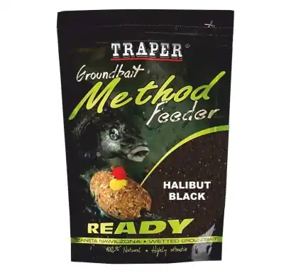 Benetzten Grundfutter Traper - Halibut Black - 750 g