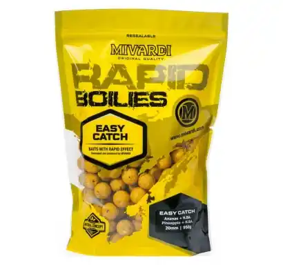 Boilies Mivardi Rapid Easy Catch - Ananas + N.BA. - Ø 20 mm / 950g