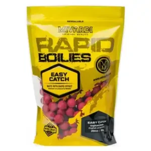 Boilies Mivardi Rapid Easy Catch - Englisch Erdbeere - Ø 20 mm / 950g