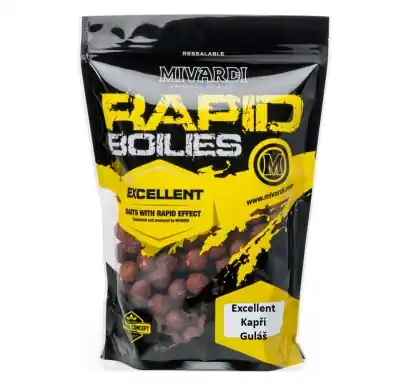 Boilies Mivardi Rapid Excellent - Karpfengulasch