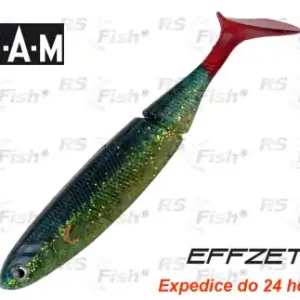 Dropshot gummifische DAM Effzett Shad - farbe Firetiger