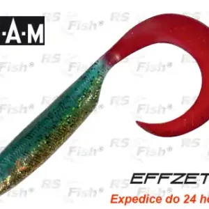 Dropshot gummifische DAM Effzett Grub - farbe Firetiger