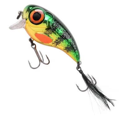 Wobbler SPRO Fat Iris - farbe Chrome Perch