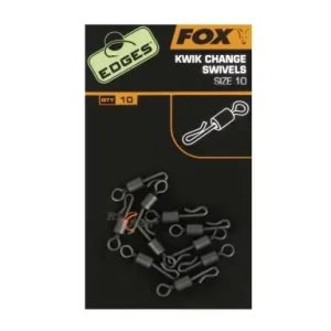 FOX Edges kwik change swivels - größe 10 - CAC486