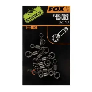FOX Edges Flexi Ring Swivels - größe 10 - CAC529