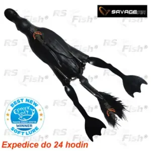 Savage Gear 3D Hollow Duckling Weedless S - farbe Black