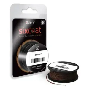 Geflochtene schnur Delphin SIXCOAT Skin - farbe schlamm - 13 m