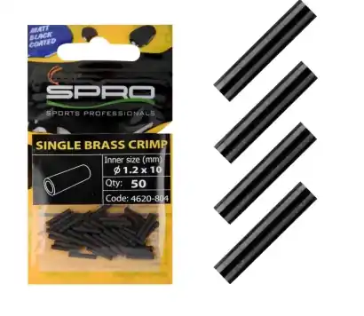 Metallhülse für Stahl-Führer SPRO Single Brass Crimp