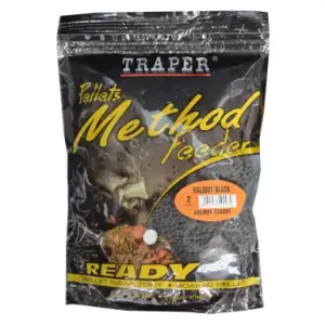 Benetzten Pellet Traper Method Feeder Ready - Heilbutt Black