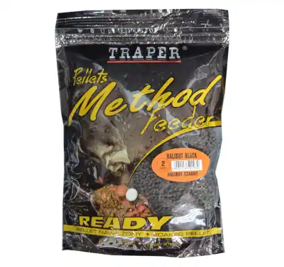 Benetzten Pellet Traper Method Feeder Ready - Heilbutt Black