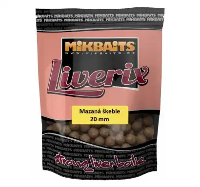 Boilies Mikbaits Liverix - Gerissen Muschel - 1 kg