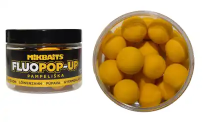 Boilies Mikbaits Fluo Pop-Up - Löwenzahn - 18 mm