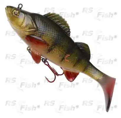 Ripper DAM Effzett Natural Perch Paddle Tail - farbe Perch