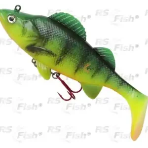 Ripper DAM Effzett Natural Perch Paddle Tail - farbe Fire Perch