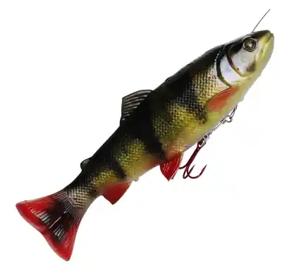 Ripper Savage Gear 4D Line Thru Pulse Tail Trout - farbe Perch