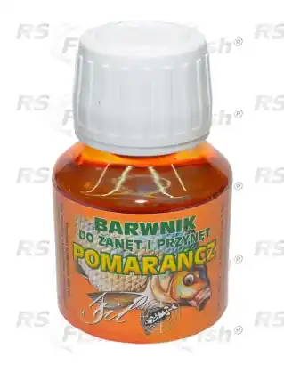Flüssiger Farbstoff Stil - orange farbe