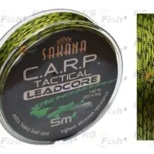 Geflochtene Schnur York Sakana Leadcore - Tarngrün