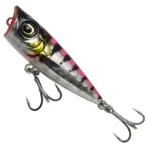 Wobbler Savage Gear 3D Minnow Popper - farbe Pink Barracuda PHP