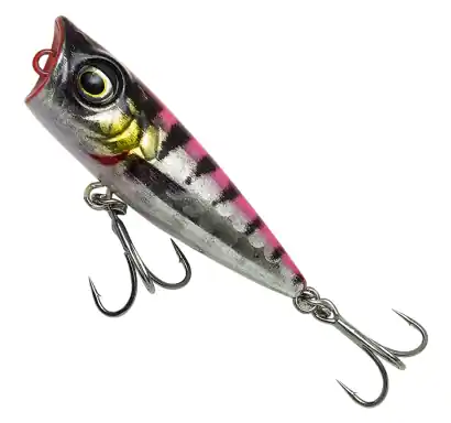 Wobbler Savage Gear 3D Minnow Popper - farbe Pink Barracuda PHP