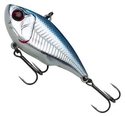 Wobbler Savage Gear Fat Vibes - farba Blue Chrome