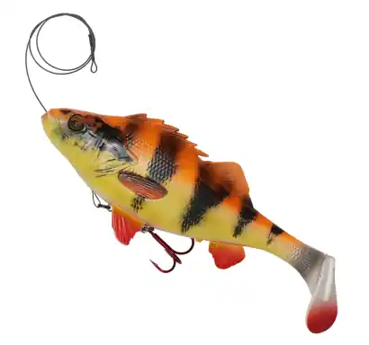 Ripper Savage Gear 4D Line Thru Perch Shad - farbe Albino